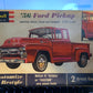 Revell 1956 Ford F-100 Pickup kit #H-1283:198 is the original 1963 issue, 1/25 scale