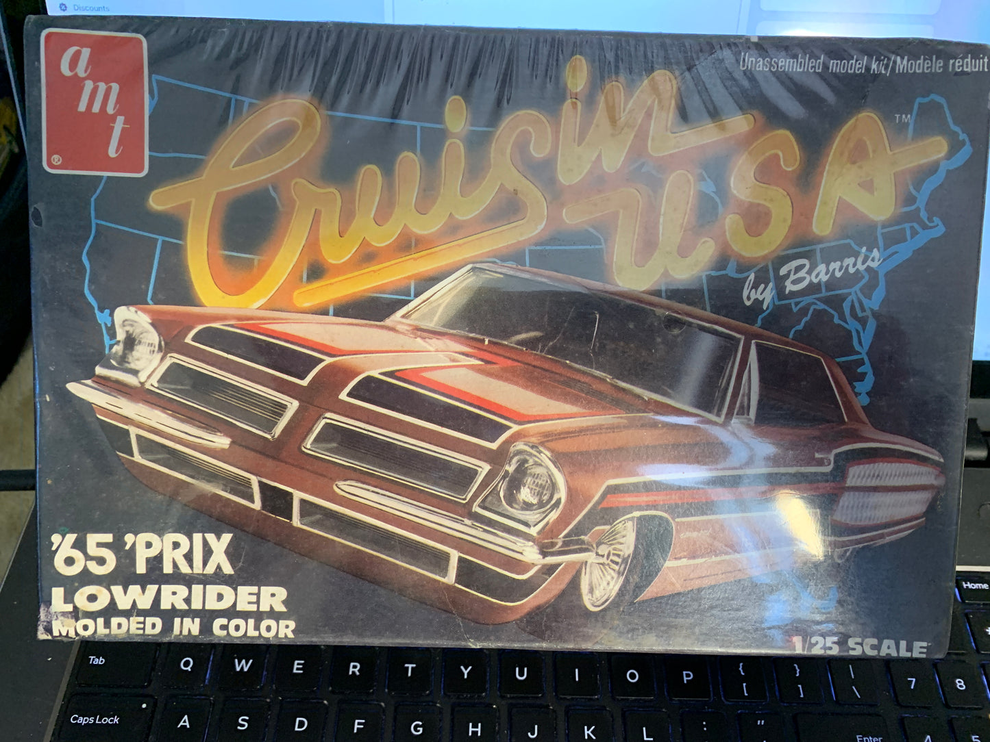 AMT “Cruisin’ USA by Barris” kit #2261 is the 1965 Pontiac Grand Prix Lowrider