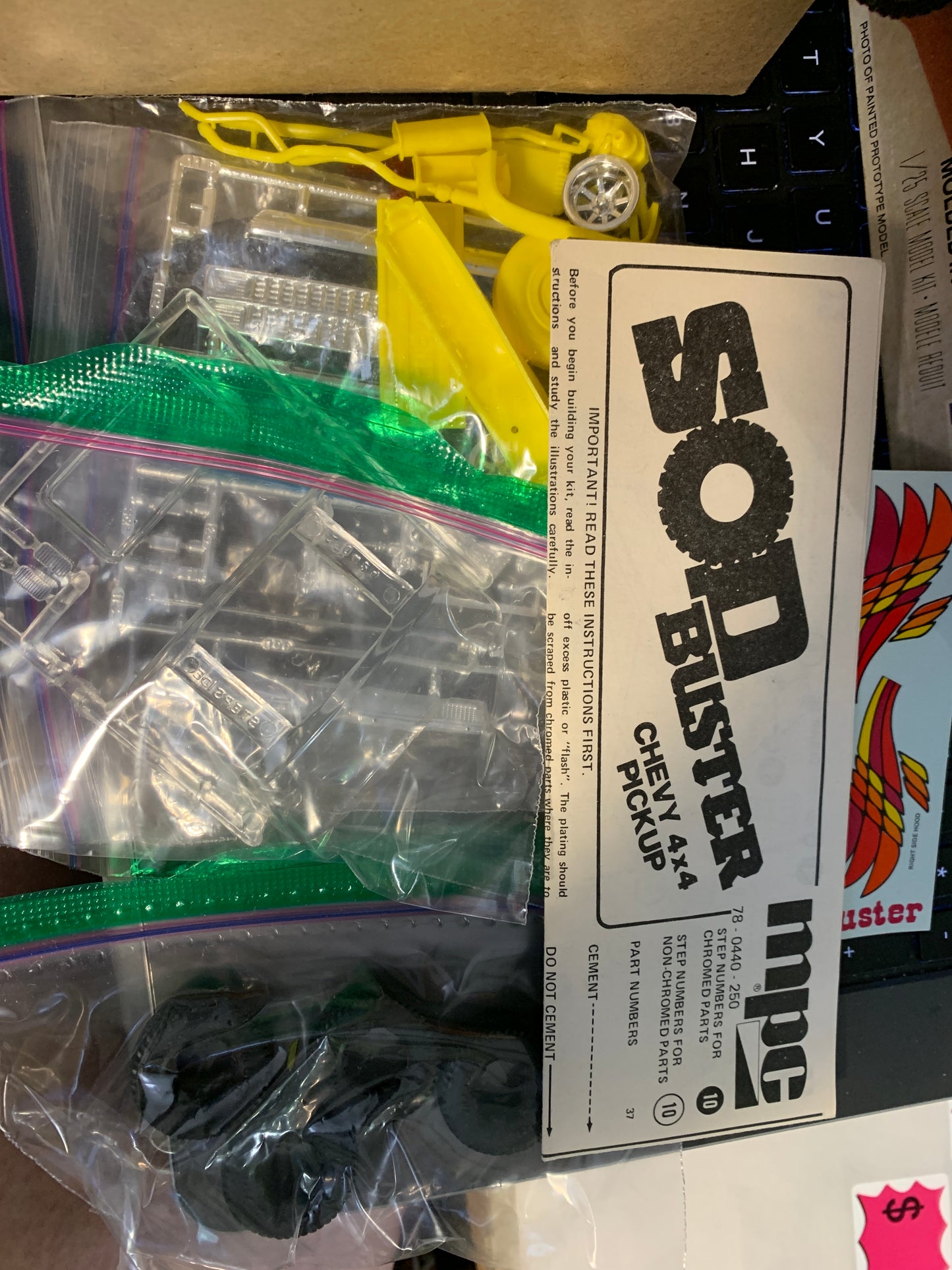 MPC Sod Buster Chevy 4×4 Pickup, kit 1-0440, original 1980 issue, 1/25 scale.