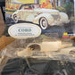 The Monogram 1937 Cord 812 kit #0130M0100 is the 1994 1/24-scale Phaeton Sedan/convertible