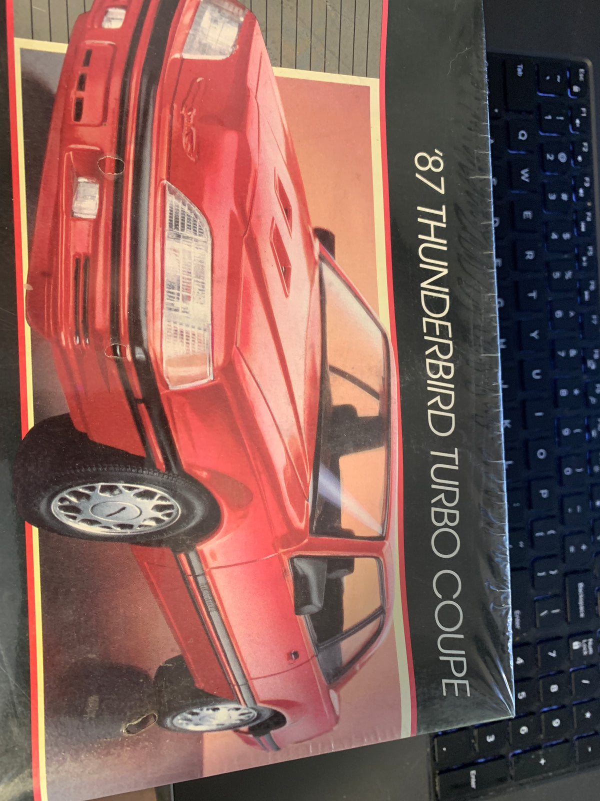 1987 Ford Thunderbird Turbo Coupe #2735 is a Monogram 1/24-scale kit.