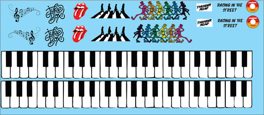 Music icons decal sheet