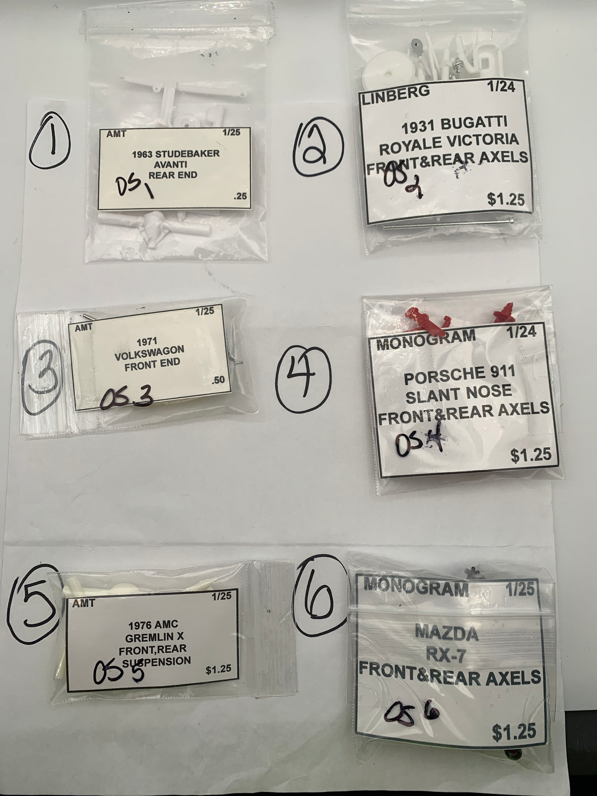 Misc Suspension parts bag