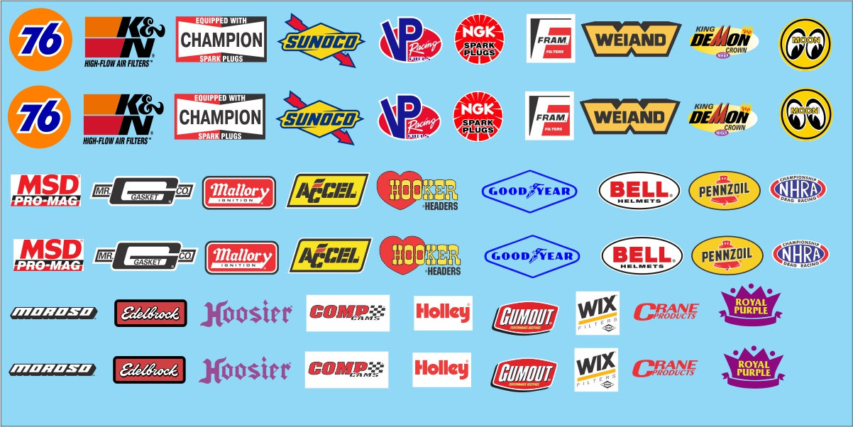 NASCAR DECALS 1980's Contingency Sheet | #139035809 NASCAR DECALS 1980's Contingency Sheet | #139035809