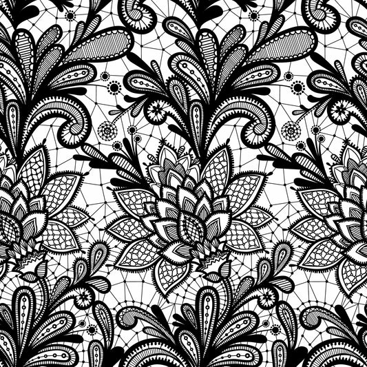 Lace Pattern #6 water slide decal