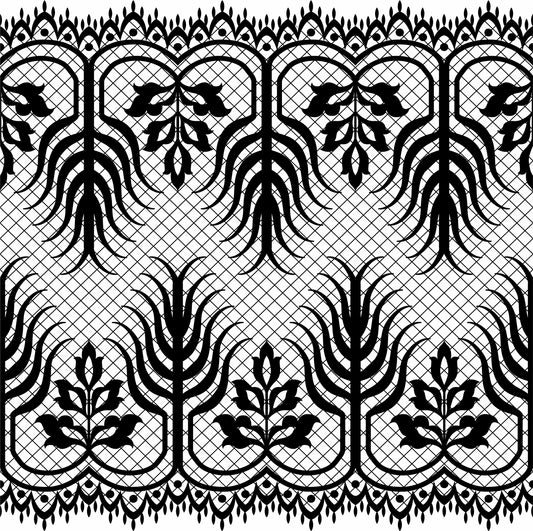 Lace Pattern #7 water slide decal