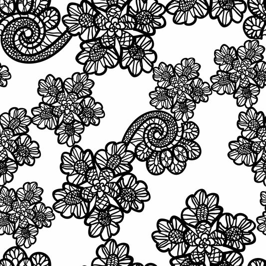 Lace Pattern #8 water slide decal