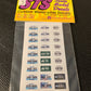 Alabama License Plate Assortment for 1:24 1:25 scale models