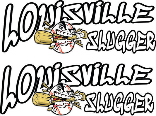 Louisville Slugger style water slide decal