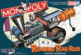 Monopoly Reading Rail Rod Loco