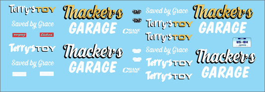 Terry Thacker Camaro Decal sheet