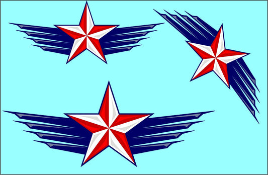 Stars & Bars Flag #4 water slide decals