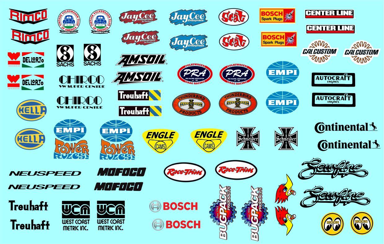 Contengency Sticker Volkswagen Contingency Logo water slide decals – STSDecals